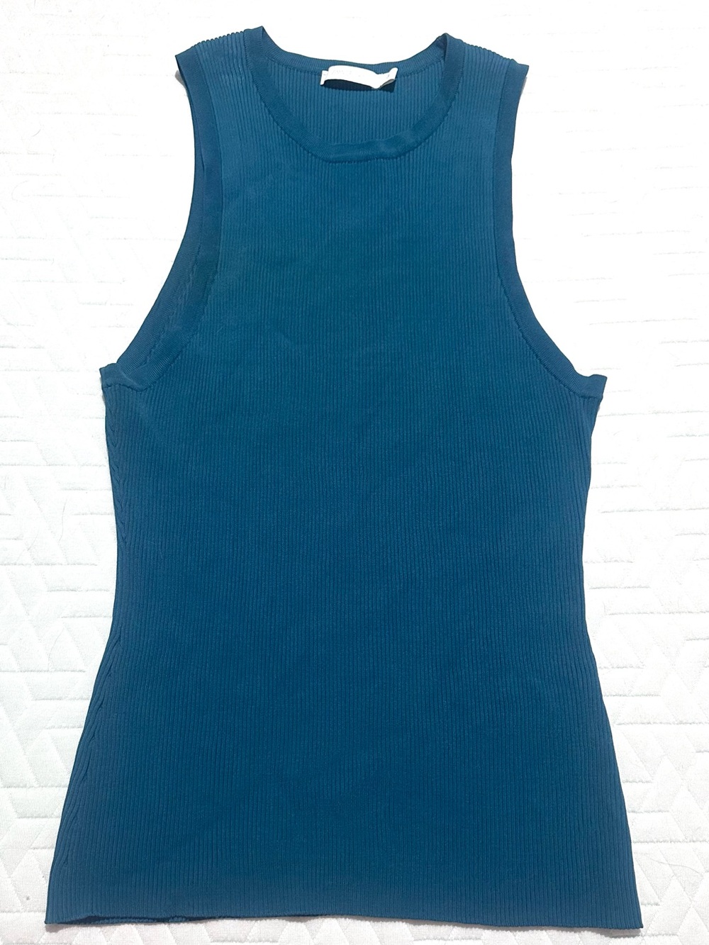 Zimmermann  Ribbed Crewneck Tank Top
